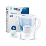 BRITA MARELLA XL 1 FİLTRELİ SÜRAHİ PRO- BEYAZ 3,5 LT