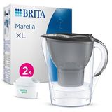 BRITA Marella XL 2x Maxtra Pro All-In-1 Filtreli Su Arıtma Sürahisi - Grafit