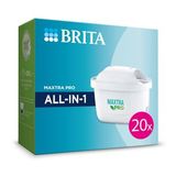 BRITA MAXTRA PRO ALL-IN-1 Yedek Su Arıtma Filtresi, 20’li