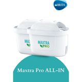 Brita Maxtra Pro All-In- 2'li Yedek Su Arıtma Filtresi - Beyaz - 400 ml