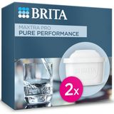 BRITA MAXTRA PRO Pure Performance Yedek Su Arıtma Filtresi, 2’li - 0,5 - Beyaz