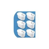 Brita Maxtra+ Pro Uyumlu Purepro Su Arıtma Surahi Filtresi (6) - 0 - 19 lt - Çok Renkli