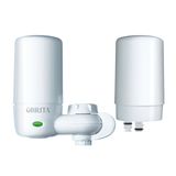 Brita Musluk Montaj Sistemi, Filtre Değiştirme Hatırlatmalı Su Musluk Filtrasyon Sistemi, Kurşun Azaltır, BPA Olmadan Üretilmiştir, Yalnızca Standart Musluklara Uyar, Elite Advanced, Beyaz, 2 Yedek