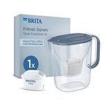 Brita Style Essential XL Filtreli Sürahi PRO - Taş Mavisi, 3,6 lt