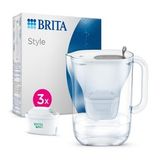 BRITA Style XL 3x Maxtra Pro All-In-1 Filtreli Su Arıtma Sürahisi - Gri