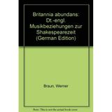 Britannia Abundans: Deutsch-englische Musikbeziehungen zur Shakespearezeit