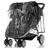 Britax B-Agile Double Bebek Arabası - Yağmurluk - Beyaz