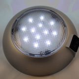Britta Products Pille Çalışan LED Kubbe Işık - Manyetik veya Sabit Montaj - Ev, Otomobil, Kamyon, Karavan, Tekne ve Uçak için Yüksek Güçlü Beyaz LED Gömme Işık