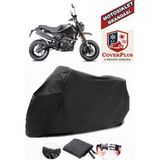 Brixton Crossfire 125 Xs Branda Siyah Motosiket Brandası Motor Örtüsü Çadır Su Geçirmez Motosiklet Kılıfı Motor Brandası,lastikli,taşıma Torbalı - Arka Çanta UYUMSUZ