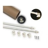Briz Cubugu 2 Adet 80 - 100 Cm Kapakli Silindir Kutuda Briz Perde Cubugu