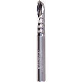 Brk 6 mm Pozitif Pleksi Freze Bıçağı Ön Çap 6mm Kesim Boy 20mm Tam boy 60mm Arka Çap 6mm