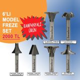 Brk 6'lı Model Freze Set
