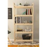 BRK Design 5 Raflı Ahşap Kitaplık & Çok Amaçlı Raf
