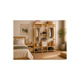 BRK Design BA AHŞAP Ahşap Açık Gardırop 175 Model 175x140x30