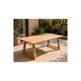 BRK Design BA AHŞAP Doğal Ağaç Ahşap Yemek / Toplantı / Çalışma Masası YTC_09_100X200