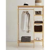BRK Design Doğal Ahşap Gardırop - 147x96x25