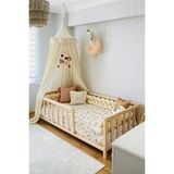 BRK Design Montessori Çocuk Yatağı Ahşap Bariyerli Karyola - 120 x 200 cm