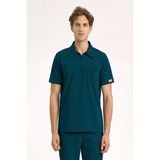 BRL Üniforma Tek Üst Likralı Unisex Doktor ve Hemşire Cerrahi Forması Petrol Yeşili | Medizip - XL
