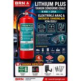 BRN Elektrikli Araçlar Için 6 kg Lithium Iyon Batarya Yangın Söndürme Tüpü