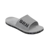 BRN Kaymaz Taban Plastik Banyo Tuvalet Havuz Terliği Unisex MZ153 - Gri