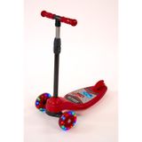 BRN Oyuncak Frenli Led Işıklı 3 Üç Tekerlekli Yükseklik Ayarlı Runner Kız Erkek Kırmızı Çocuk Pembe Scooter