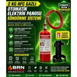 BRN Yangın söndürme tüpü 2kg Gazlı Pano Söndürme Cihazı 4 Yıl Garantilidir