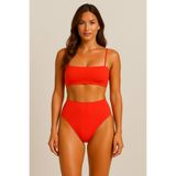 BRNCY Nar Çiçeği Sculptfit Yüksek Bel, Toparlayıcı, Şekillendirici Bikini Altı, 44 Beden