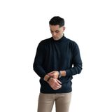 Brng Yarım Balıkçı Slimfit Likralı Erkek Kazak - M - Lacivert