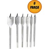 Bro Cmc Bits Saplı Yaprak Matkap Ucu Seti 14-16-18-20-22-24 mm (6 Parça) - 15 cm