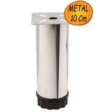 Bro Dolap Ayarlanabilir Mobilya Kanepe Baza Koltuk Metal Destek Yükseltici Ayağı Ayakları Krom 10 Cm