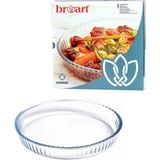 Broart Borart Optikli Küçük Boy Cam Tepsi 1700 cc.