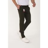 BROCARD Erkek Kışlık Jogger Slimfit Bel Yarım Lastikli Haki Kumaş Pantolon