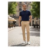 BROCARD Kışlık Gabardin Chino Pantolon Regular Fit Erkek Vizon