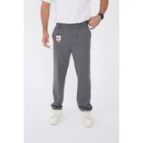 BROCARD Premium Erkek Baggy Pantolon – Kalın Dokulu Likralı Kumaş Koyu Gri