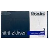 Broche Nitril Pudrasız 100 Adet Small Kobalt Mavi Muayene Eldiveni