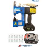 Broderi BD-9-12 Şarjlı Çuval Ağzı Dikiş Makinası Yağdanlıklı + 12 Bobin İp + Yedek Batarya