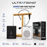 Brodu Bts-1383 Kablosuz Öğretmen Amfisi Bluetooth Fm Usb Destekli Ses Yükseltici Hoparlör