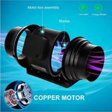 Brogachy 150 mm Ayarlanabilir Boru Vantilatörü, Egzoz Vantilatörü, 400/535 M³/saat, Boru Fan- Kiler- Garaj- Mutfak- Banyo- Sera Havalandırma ve Egzoz Fanı