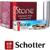 Broken Stone Alüminyum Folyo – 30 cm x 2500GR (9’lu Koli) - 30CM X 2500GR X 9 ADET