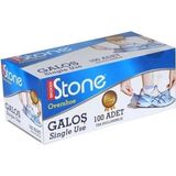 Broken Stone Galoş Hijyenik Tek Kullanımlık Lastikli Galoş Kutulu 100 Adet