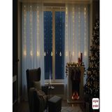Brokoli Home Dekoratif Ampul Top Perde Kumandalı 3 Metre 8 Mod Peri LED Işık Günışığı Aydınlatma Perde LED USB - Gün Işığı