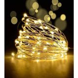 Brokoli Home Ev Balkon ve Parti Için 5 Metre Pilli Gün Işığı Peri LED Animasyonlu Yılbaşı Süs Işık Günışığı Sarı