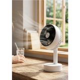 Brokoli Home Glr Taşınabilir Mini USB Fan, Masa Üstü ve Taşınabilir Mini Fan 90 Derece Hareketli Başlık Beyaz