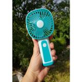 Brokoli Home Mini Fan USB Şarjlı Mini El Fanı Taşınabilir Vantilatör 3 Kademeli Sessiz Fan Telefon Tutuculu Mavi
