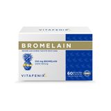 Bromelain 2400 GDU/g 500 mg İçeren 60 Bitkisel Kapsül Takviye