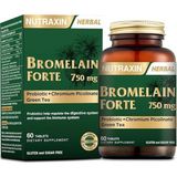 Bromelain Forte – 750 Mg Bromelain, Yeşil Çay Ekstresi, Krom ve Probiyotik Içeren Tablet – 60 Tablet – Alerjen Içermez - Ada Çayı