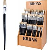 Brons 258 Serisi Yağlı Boya Fırçası 20 Numara BR-520 12'li