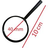Brons 40 mm Büyüteç 1 Adet Görme Güçlüğü Çekenler İçin Plastik Çerçeveli Kullanım