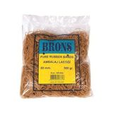 Brons 500 Gr Kauçuk Lastik Ambalaj Lastiği 80 mm Esnek Yapı ile Hobi ve İş Projeleri İçin