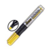 Brons Akrilik Marker Yuvarlak Uç 1 Adet Brons Akrilik Markör Metal Seramik Ahşap Kumaş tuval cam taş (Sarı)